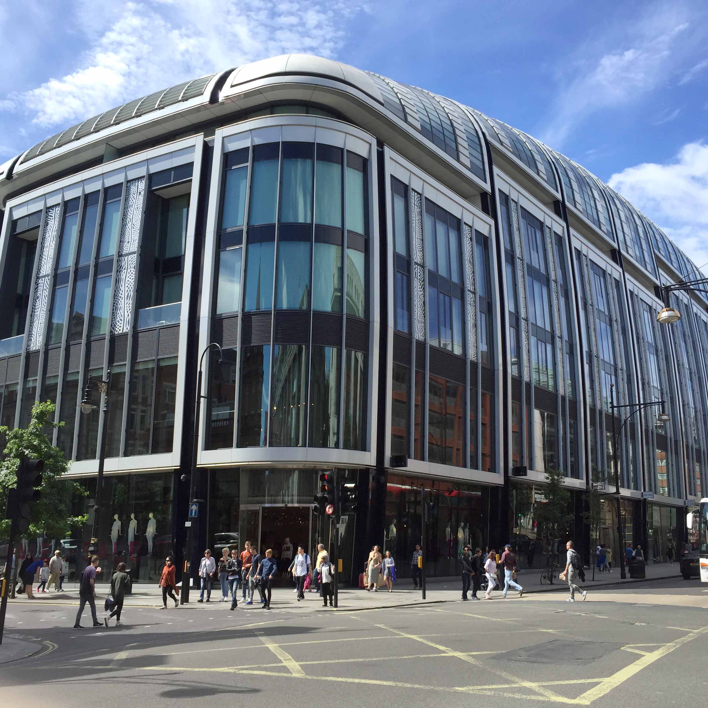 Moderná architektúra Londýna - Oxford street 3
