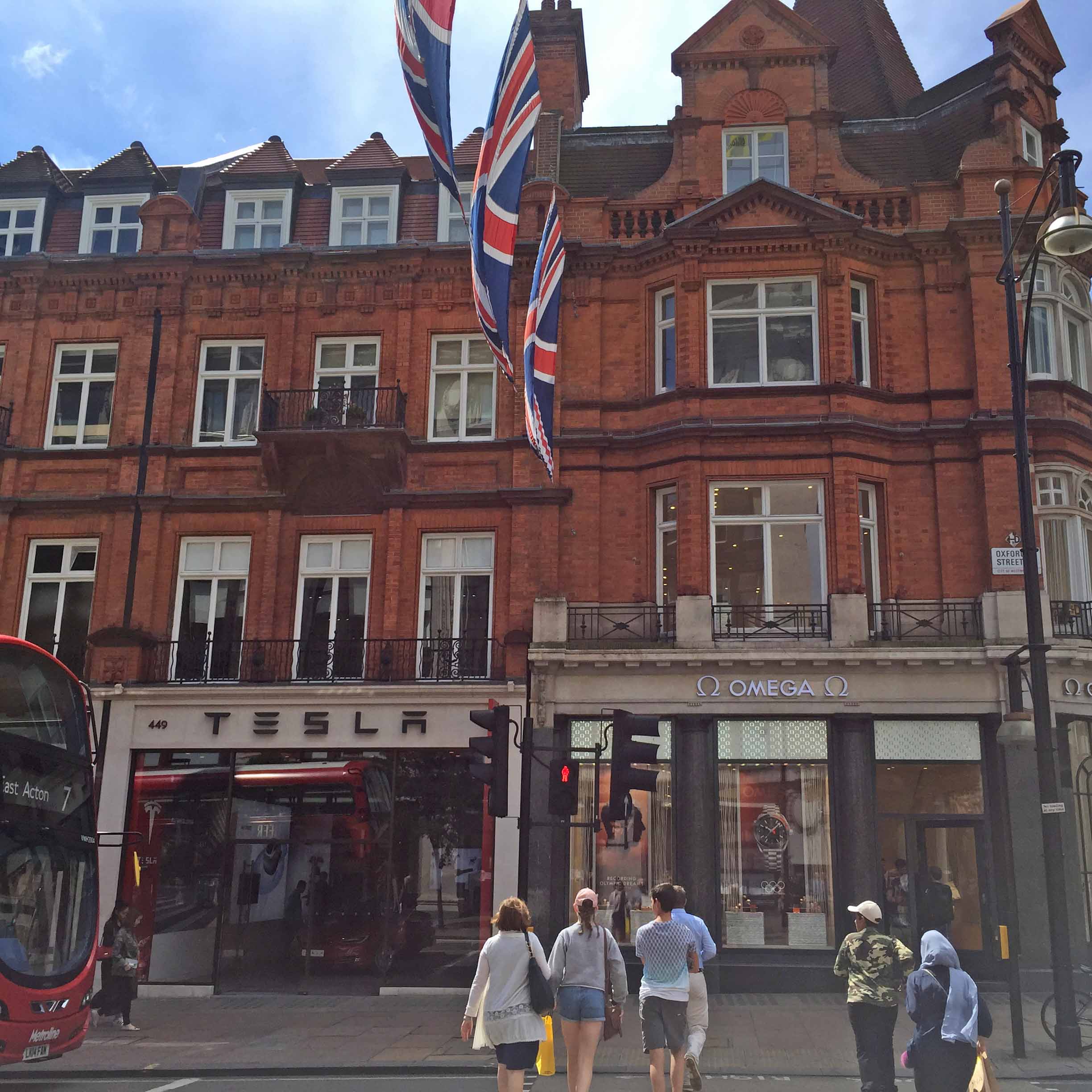 Modern London architecture - Oxford street