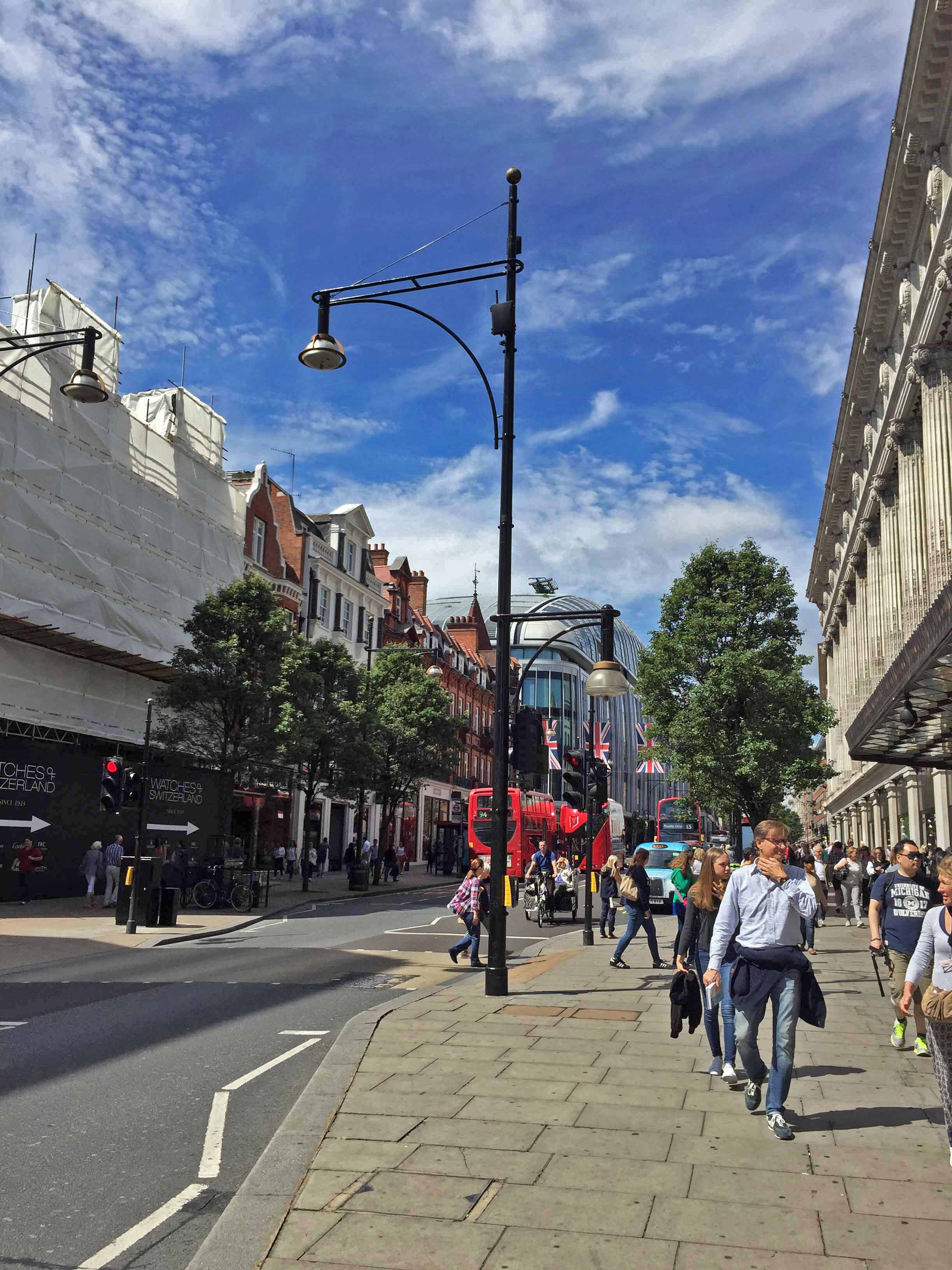 Moderná architektúra Londýna - Oxford street 